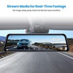1080P Touchscreen Rear View Mirror Camera