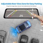 1080P Touchscreen Rear View Mirror Camera
