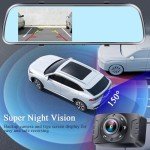 HD 1080P Backup Camera Mirror with Night Vision