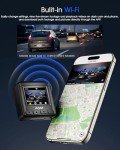 2K WiFi Dash Cam with Night Vision and App