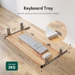 FEZIBO 55" Electric Height Adjustable Standing Desk