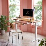 FEZIBO 55" Electric Height Adjustable Standing Desk