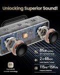 Raymate Waterproof Bluetooth Speakers with HiFi Sound