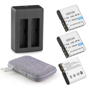 GeeKam NP-40 Rechargeable Battery Pack with Charger