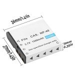 GeeKam NP-40 Rechargeable Battery Pack with Charger