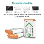 Newmowa NP-BX1 Battery 3-Pack with USB Charger