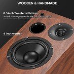 Saiyin 40W Bluetooth Bookshelf Speakers for TV