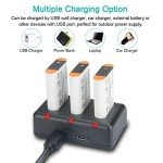 Newmowa NP-BX1 Battery 3-Pack with USB Charger