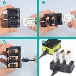 Newmowa NP-BX1 Battery 3-Pack with USB Charger