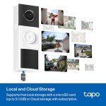 TP-Link Tapo 2K Smart Video Doorbell Camera