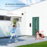 Orbitell Wireless Wi-Fi Video Doorbell with AI Detection