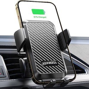 15W Fast Wireless Car Charger with Auto Clamping