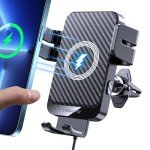 MOKPR 15W Fast Wireless Car Charger with Auto-Clamp