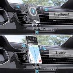 MOKPR 15W Fast Wireless Car Charger with Auto-Clamp