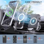 MOKPR 15W Fast Wireless Car Charger with Auto-Clamp
