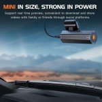 Veement 2.5K Mini Dash Cam with WiFi & Night Vision