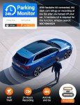 Icesky 3-Channel 4K Dash Cam with 64GB Card