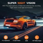 Veement 2.5K Mini Dash Cam with WiFi & Night Vision