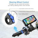 Weuaste 6.25" Waterproof Motorcycle Dash Cam & GPS