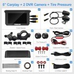 Tenbaba Motorcycle Camera with GPS & Carplay