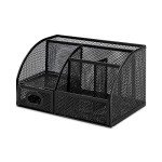 Amazon Basics Black Mesh Pen Holder Organizer