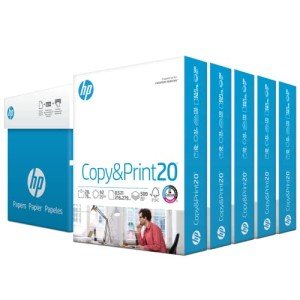 HP 8.5x11 Copy & Print Paper, 2500 Sheets