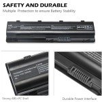 HP Pavilion Extended Laptop Battery 5200mAh 6Cell