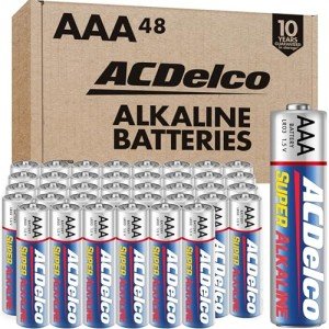ACDelco AAA Super Alkaline Batteries, 48-Count