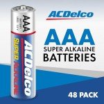 ACDelco AAA Super Alkaline Batteries, 48-Count