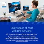 Dell S2721QS Monitor 27 Inch, 4K UHD (3840 x 2160) IPS Display, Ultra-Thin Bezel, AMD FreeSync, HDMI, DisplayPort, VESA Certified - Silver