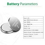 LiCB CR2032 3V Lithium Battery Pack of 10