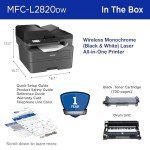 Brother MFC-L2820DW Wireless All-in-One Laser Printer