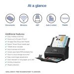 Epson Workforce ES-500W II Duplex Wireless Document Scanner