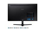 SAMSUNG 32" UJ59 Series 4K UHD (3840x2160) Computer Monitor, HDMI, Display Port, Eye Saver/Flicker Free Mode, FreeSync, LU32J590UQNXZA, Black