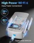 WiFi 6 Range Extender Dual-Band Signal Booster