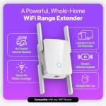 WLM Fast WiFi Extender - Boosts Signal Up to 9000 sq. ft