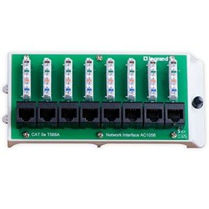 Legrand OnQ Cat5e 8-Port Network Interface Module