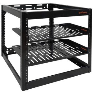 ECHOGEAR 10U Wall-Mount Network Rack for AV Gear