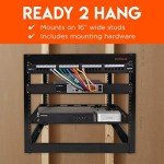 ECHOGEAR 10U Wall-Mount Network Rack for AV Gear