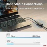 USB C to Ethernet Adapter - 1Gbps Gigabit LAN