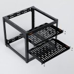 ECHOGEAR 10U Wall-Mount Network Rack for AV Gear