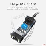 USB 3.0 to Gigabit Ethernet Adapter for Laptops