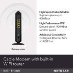 Netgear Nighthawk C7000 WiFi Router Modem Combo