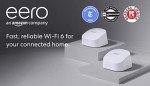 Eero 6 Mesh WiFi System - 2-Pack Bundle
