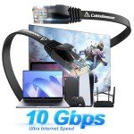 100 ft Cat 6 Ethernet Cable - High Speed 10Gbps