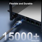 100 ft Cat 6 Ethernet Cable - High Speed 10Gbps