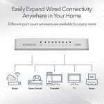 NETGEAR 8-Port Gigabit Ethernet Switch - Silent, Easy Setup
