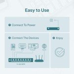 TP-Link 8-Port Gigabit PoE Switch 64W