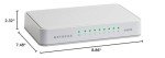 NETGEAR 8-Port Gigabit Ethernet Switch - Silent, Easy Setup