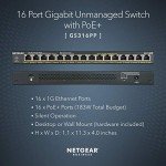 NETGEAR 16-Port Gigabit PoE+ Ethernet Switch